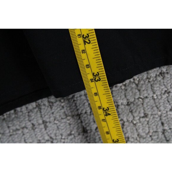 H&M Wrap Dress Womens Size 4 Black Solid Casual Sleeveless Pull On V Neck - Picture 7 of 7